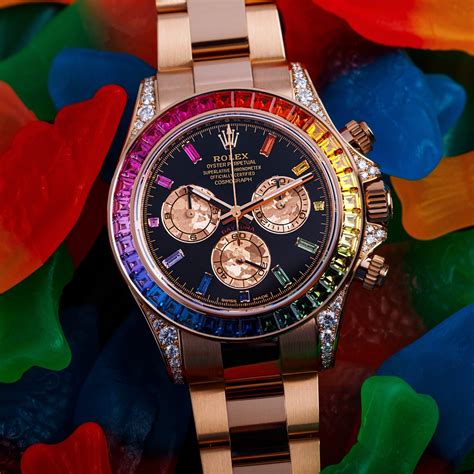 rolex rainbow daytona fake|rolex daytona 116595rbow.